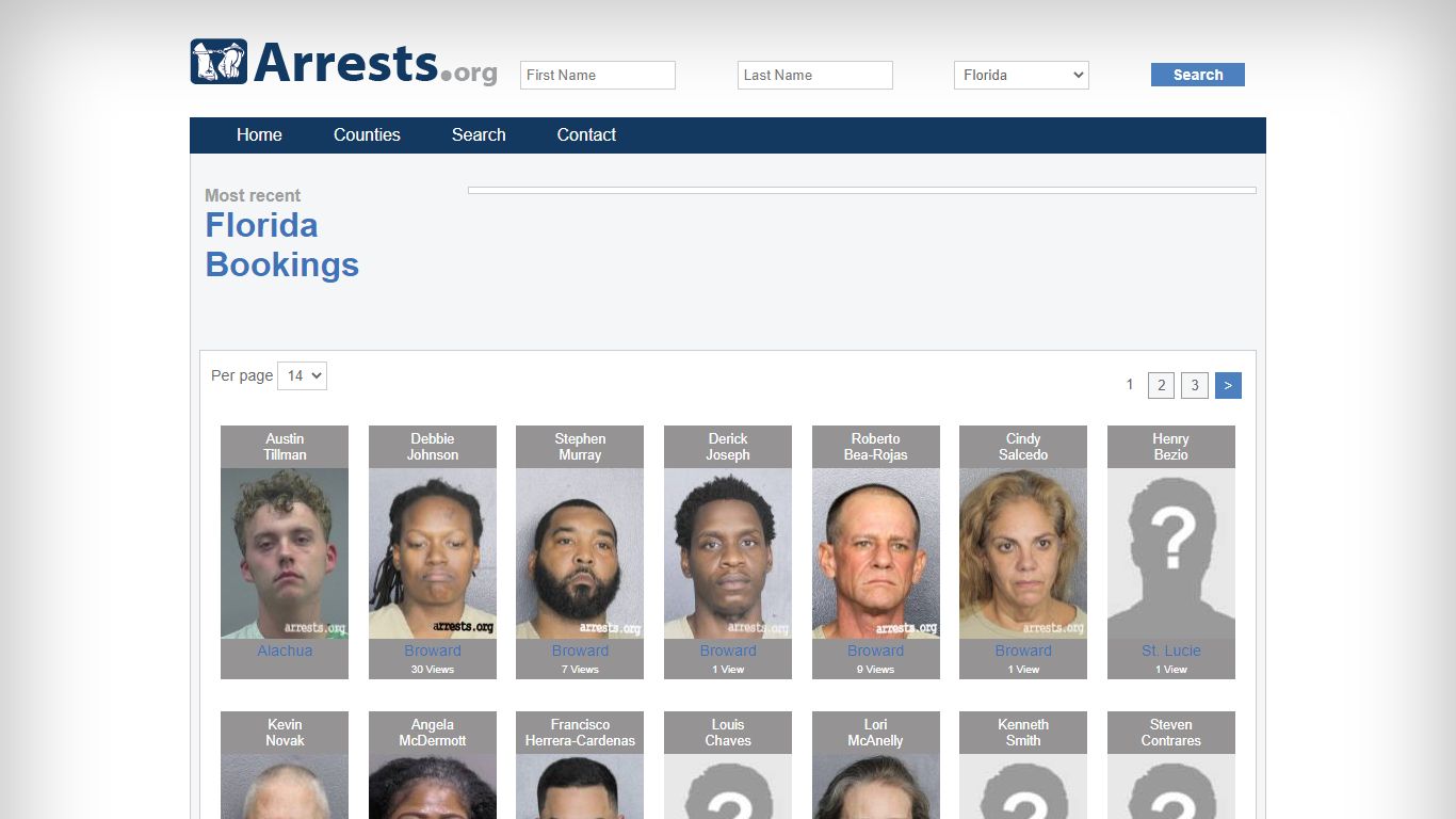 Search Florida Florida Jail Arrest Records